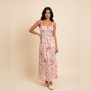 Derek Heart Red and White Dress